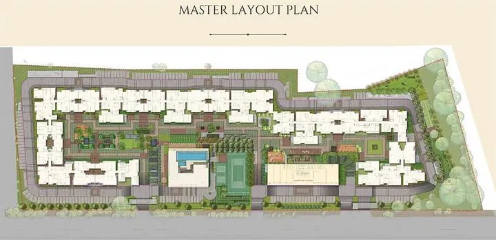 Godrej Aveline master plan - 9 residential towers around a central amenity park on 10 acres at Kogilu Cross, NH-44 Yelahanka Godrej Aveline master plan - 9 residential towers around a central amenity park on 10 acres at Kogilu Cross, NH-44 Yelahanka